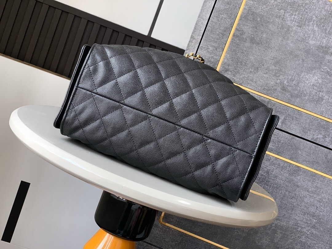 Chanel 25 Small - Medium Shoulder Handbag Grained Calfskin & Gold-Tone Metal - Image 8