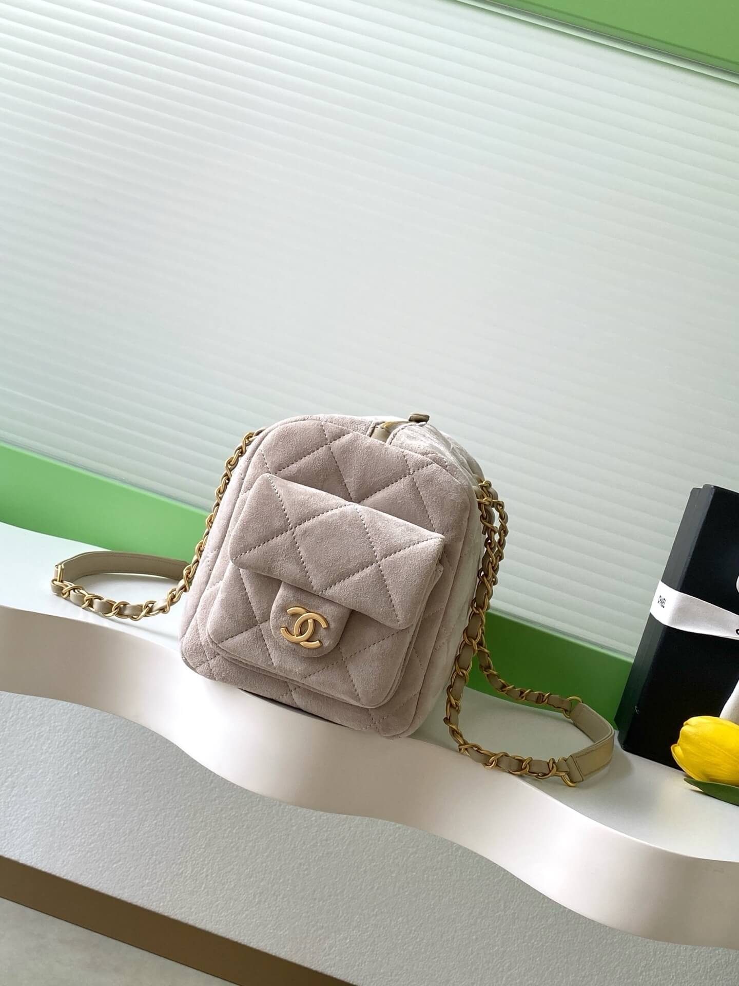 Chanel 25K Bowling Lambskin leather Shoulder Crossbody Bag - Image 71
