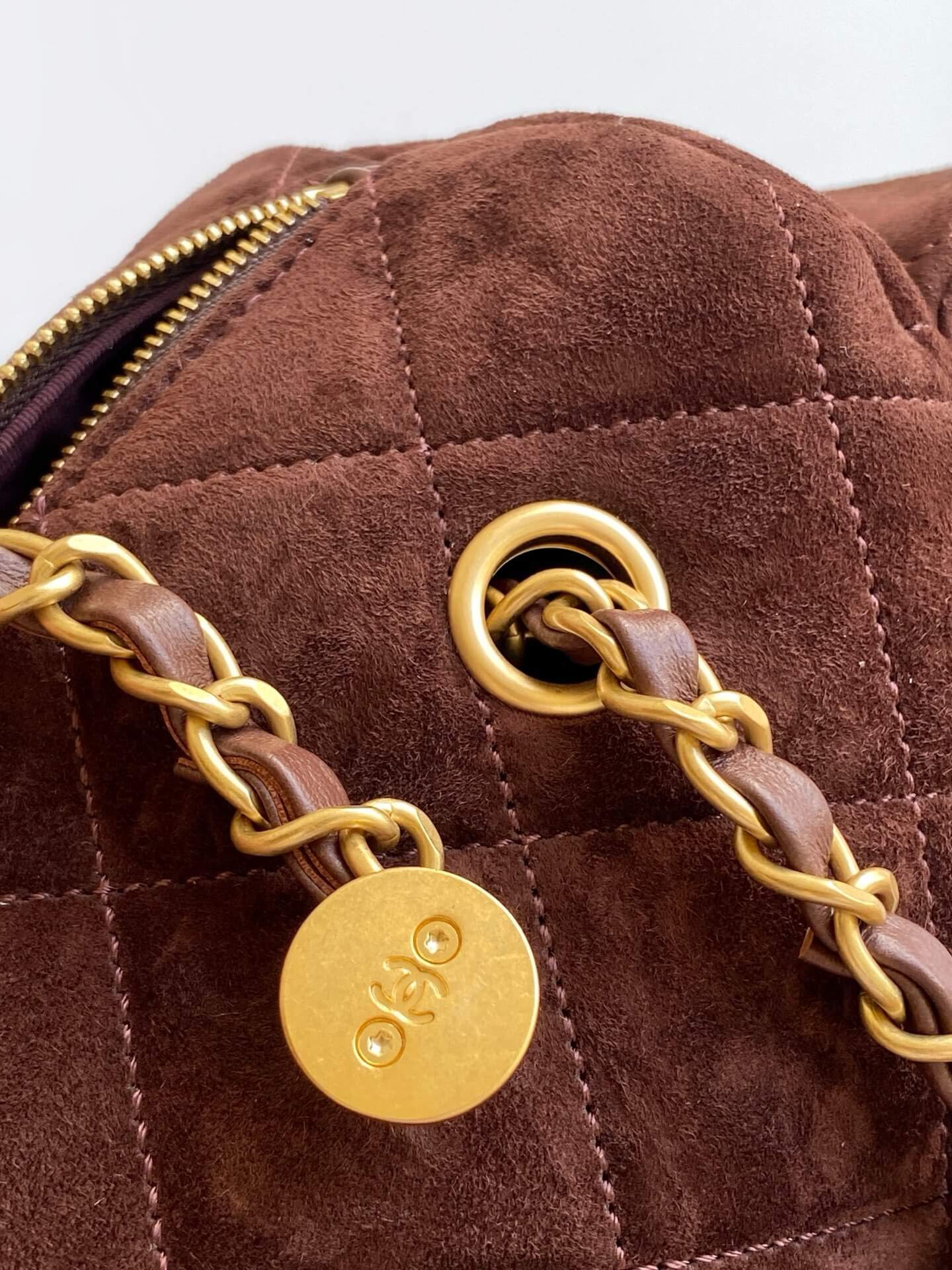 Chanel 25K Bowling Lambskin leather Shoulder Crossbody Bag - Image 79