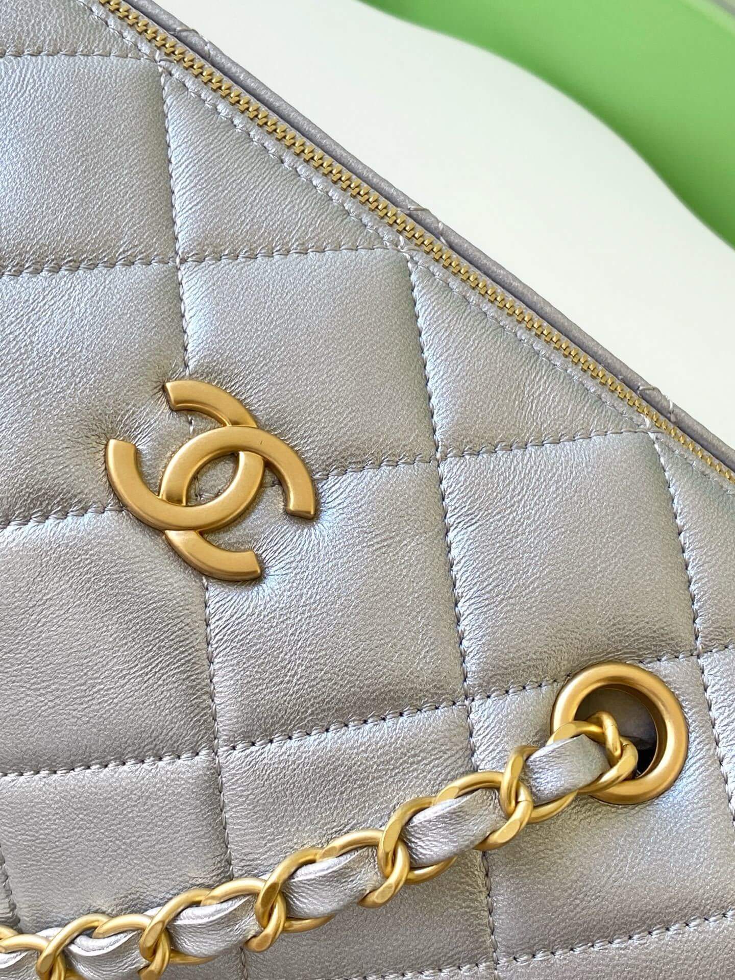 Chanel 25K Bowling Lambskin leather Shoulder Crossbody Bag - Image 42