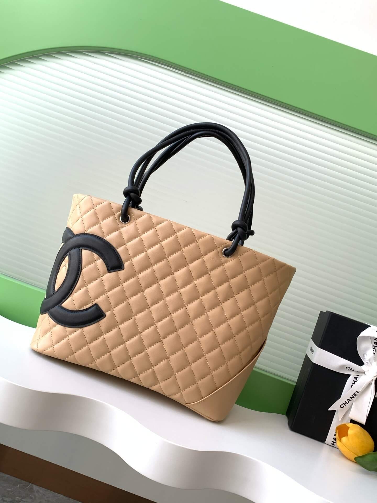 Chanel Cambon Ligne Crafted Soft Calfskin leather Tote Shoulder Handbag - Image 89