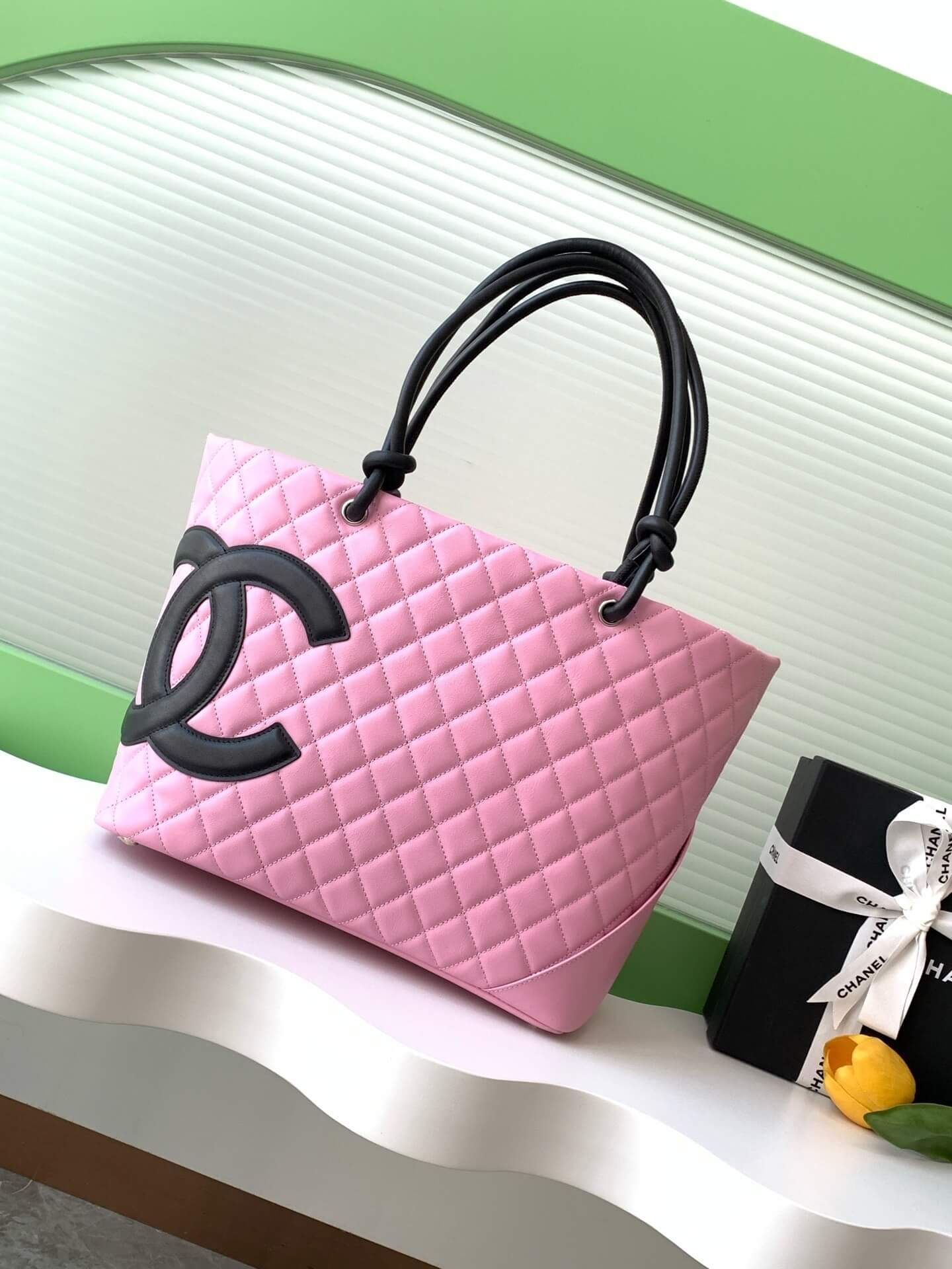 Chanel Cambon Ligne Crafted Soft Calfskin leather Tote Shoulder Handbag - Image 73