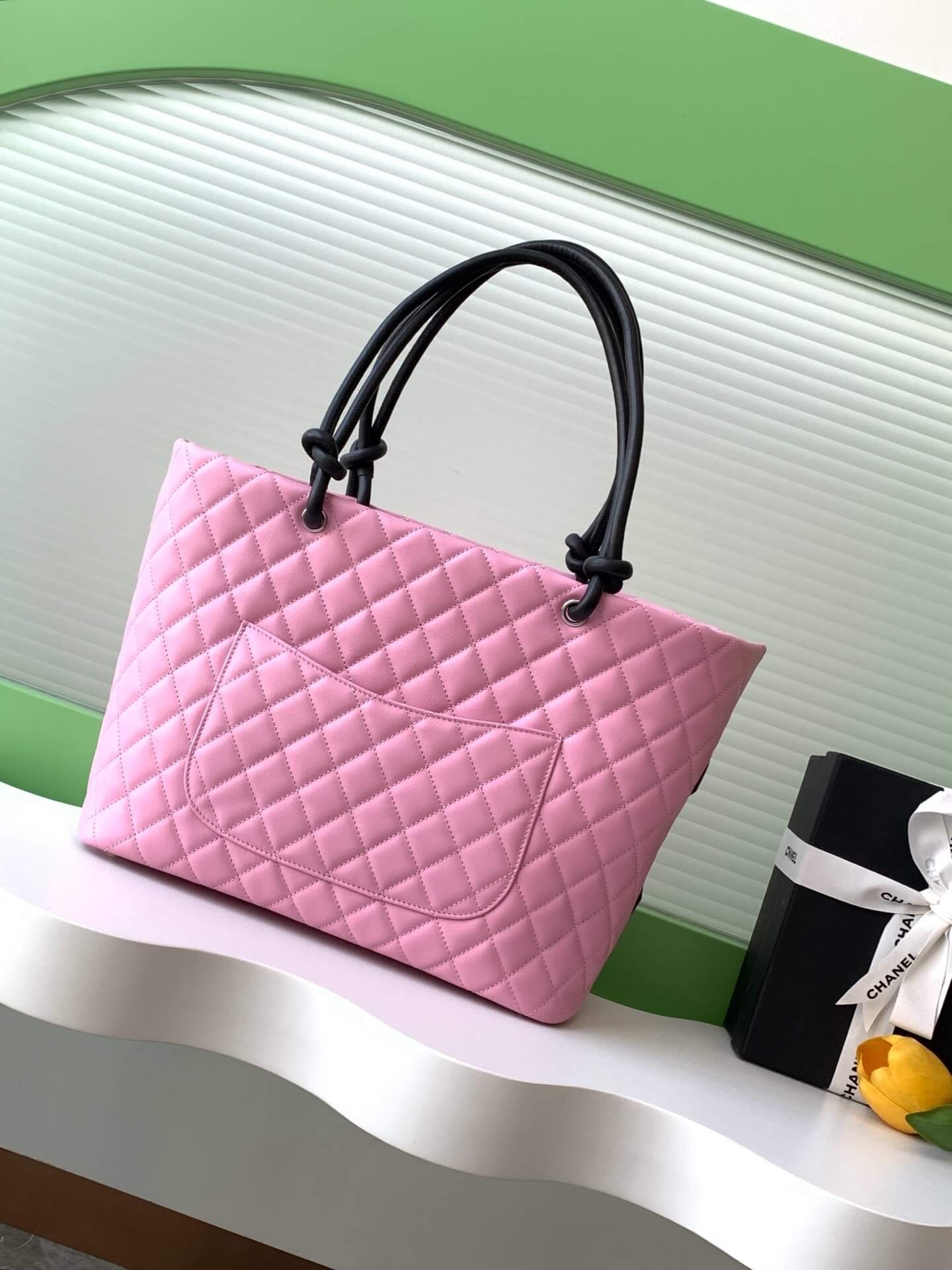 Chanel Cambon Ligne Crafted Soft Calfskin leather Tote Shoulder Handbag - Image 74