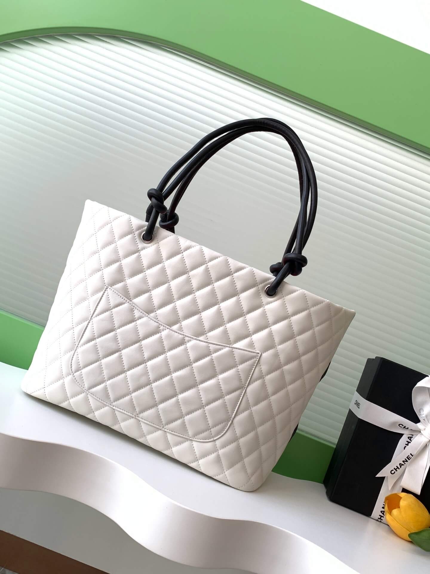 Chanel Cambon Ligne Crafted Soft Calfskin leather Tote Shoulder Handbag - Image 56