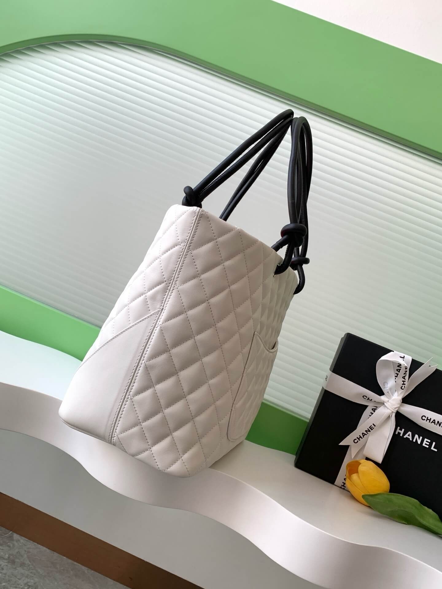 Chanel Cambon Ligne Crafted Soft Calfskin leather Tote Shoulder Handbag - Image 62