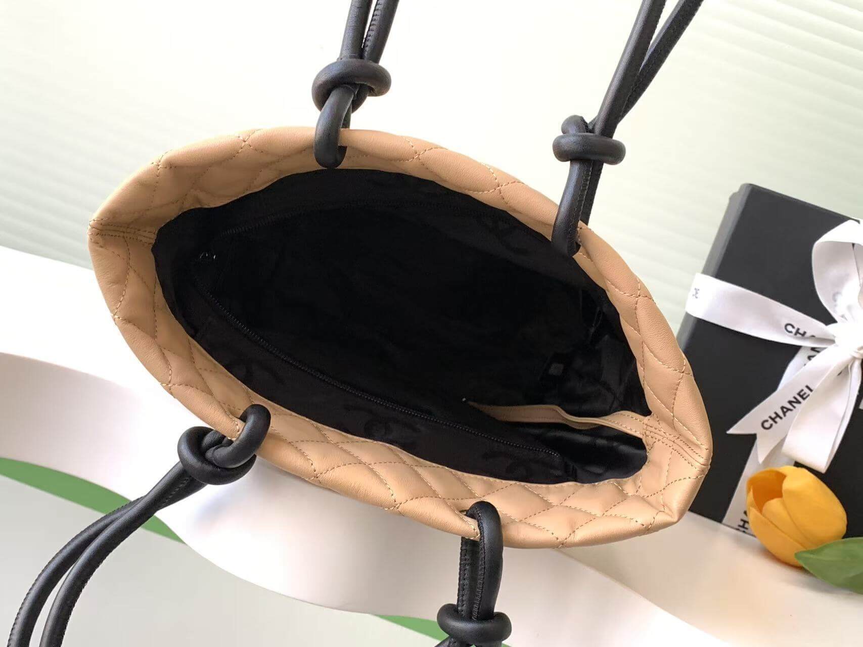 Chanel Cambon Ligne Crafted Soft Calfskin leather Tote Shoulder Handbag - Image 100