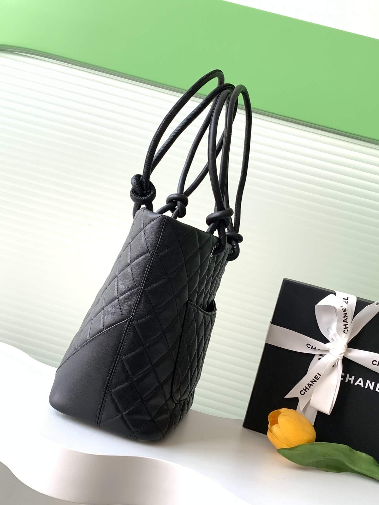 Chanel Cambon Ligne Crafted Soft Calfskin leather Tote Shoulder Handbag - Image 53