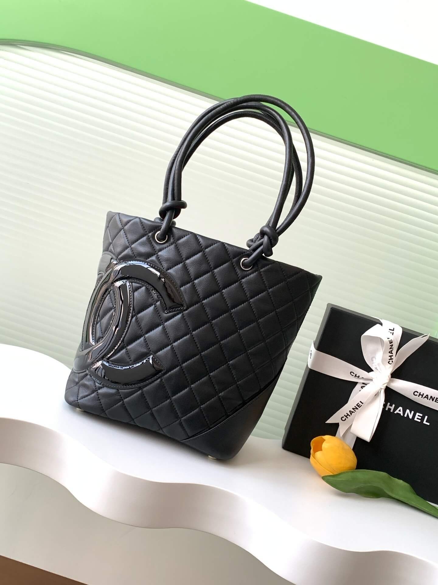 Chanel Cambon Ligne Crafted Soft Calfskin leather Tote Shoulder Handbag - Image 46