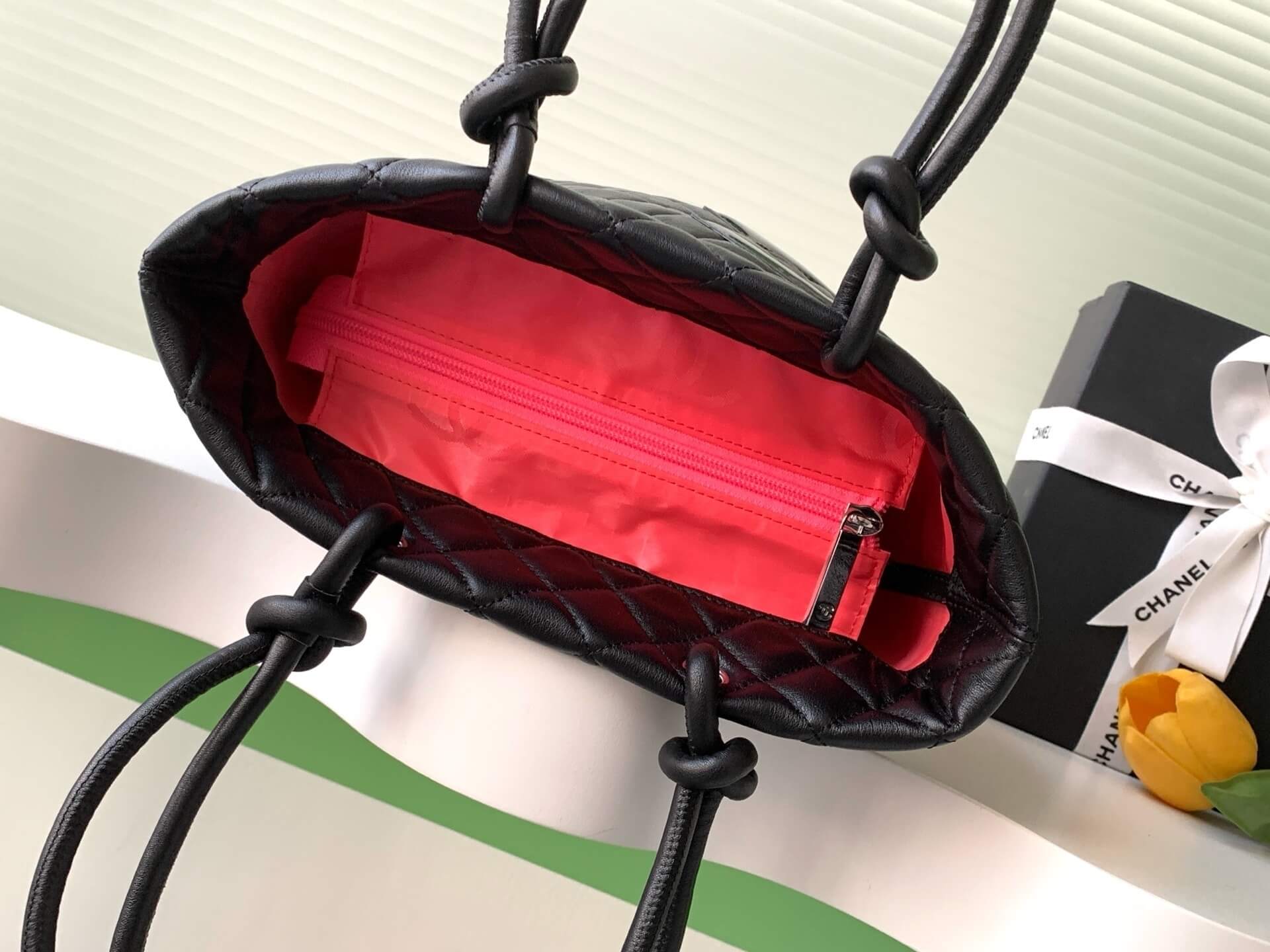 Chanel Cambon Ligne Crafted Soft Calfskin leather Tote Shoulder Handbag - Image 49