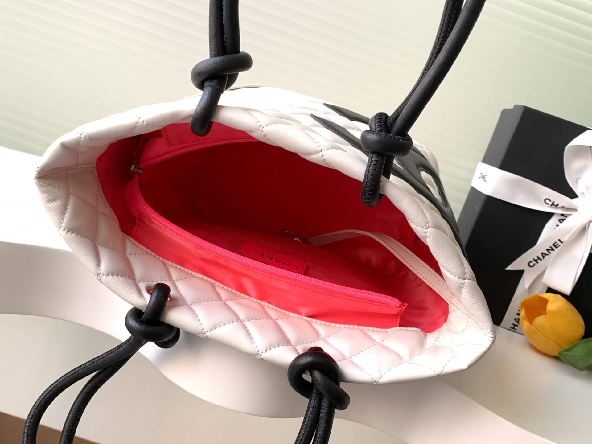 Chanel Cambon Ligne Crafted Soft Calfskin leather Tote Shoulder Handbag - Image 66