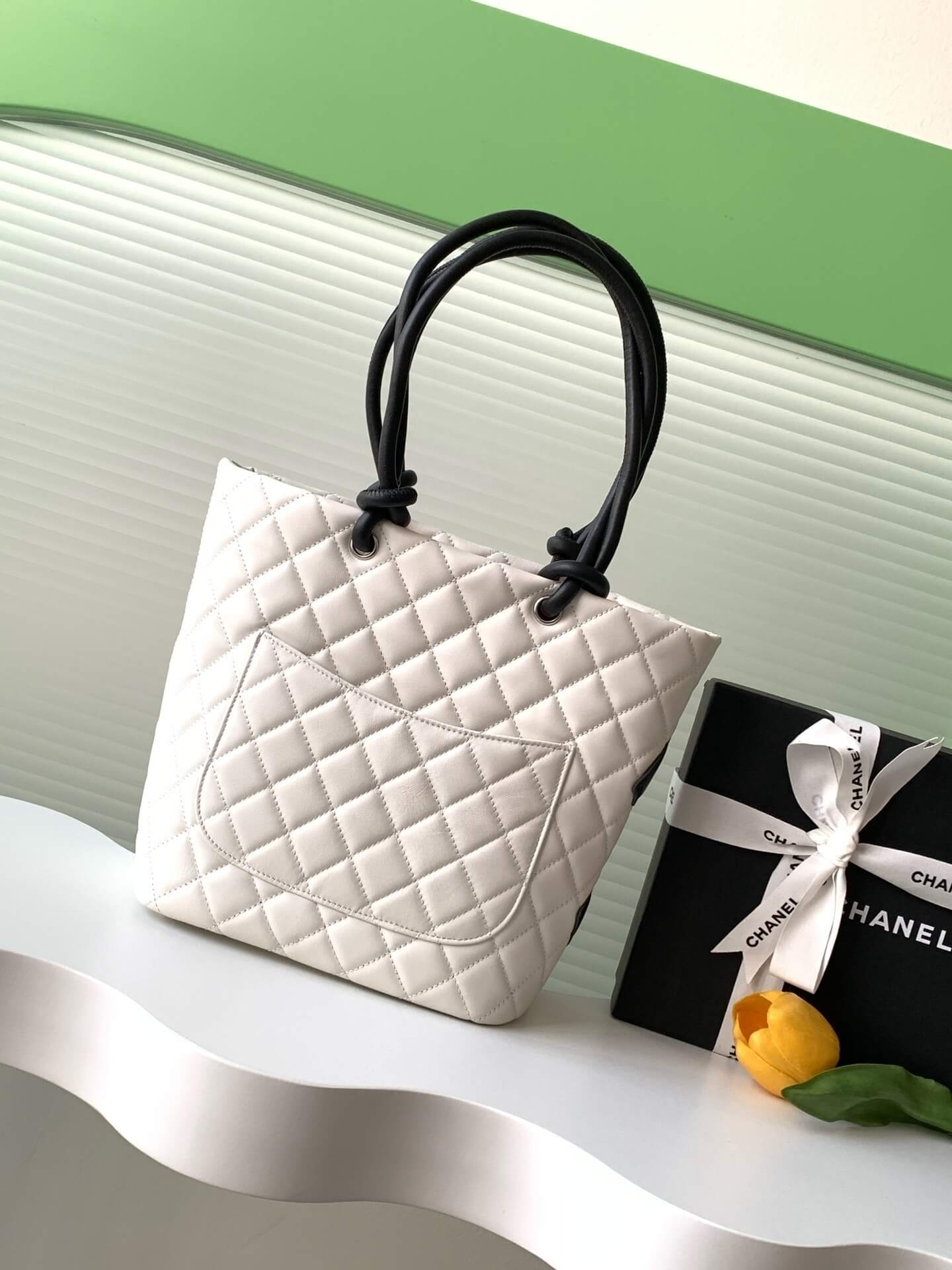 Chanel Cambon Ligne Crafted Soft Calfskin leather Tote Shoulder Handbag - Image 65