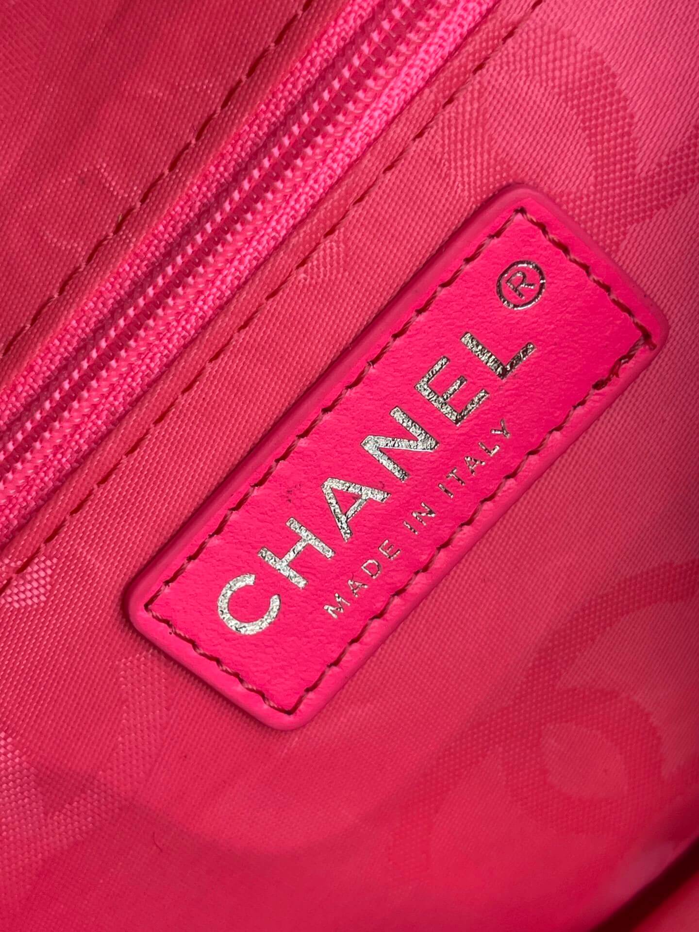 Chanel Cambon Ligne Small Pochette Lambskin Leather Shoulder Handbag - Image 41
