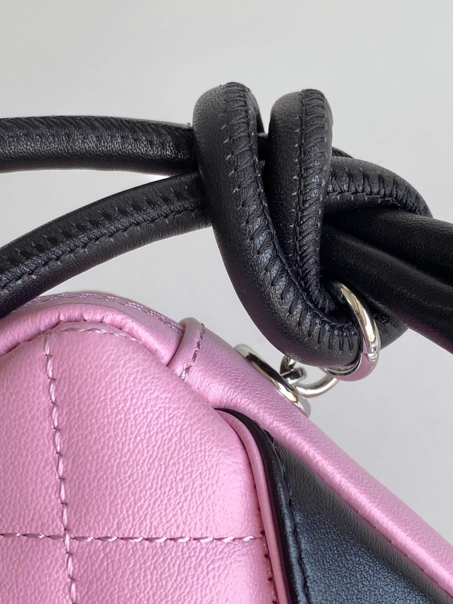 Chanel Cambon Ligne Small Pochette Lambskin Leather Shoulder Handbag - Image 17