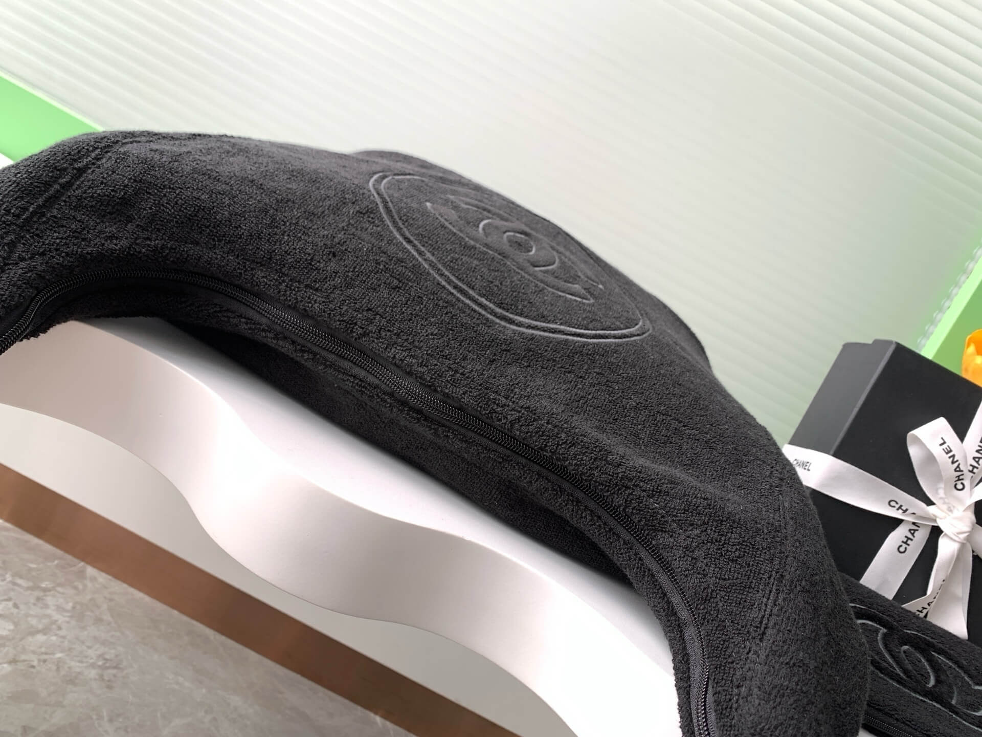 Chanel Coco Beach Hobo Terry Cloth Shoulder Bag - Image 21