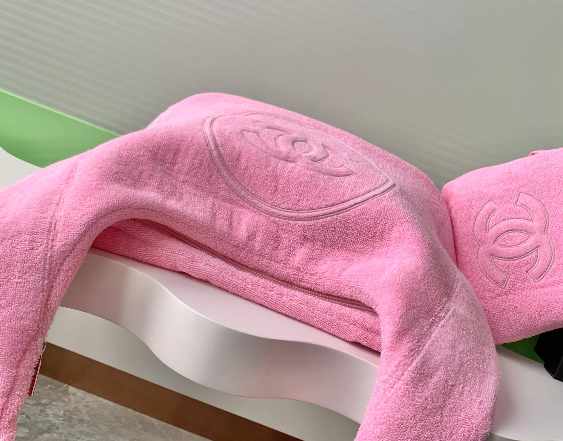 Chanel Coco Beach Hobo Terry Cloth Shoulder Bag - Image 3