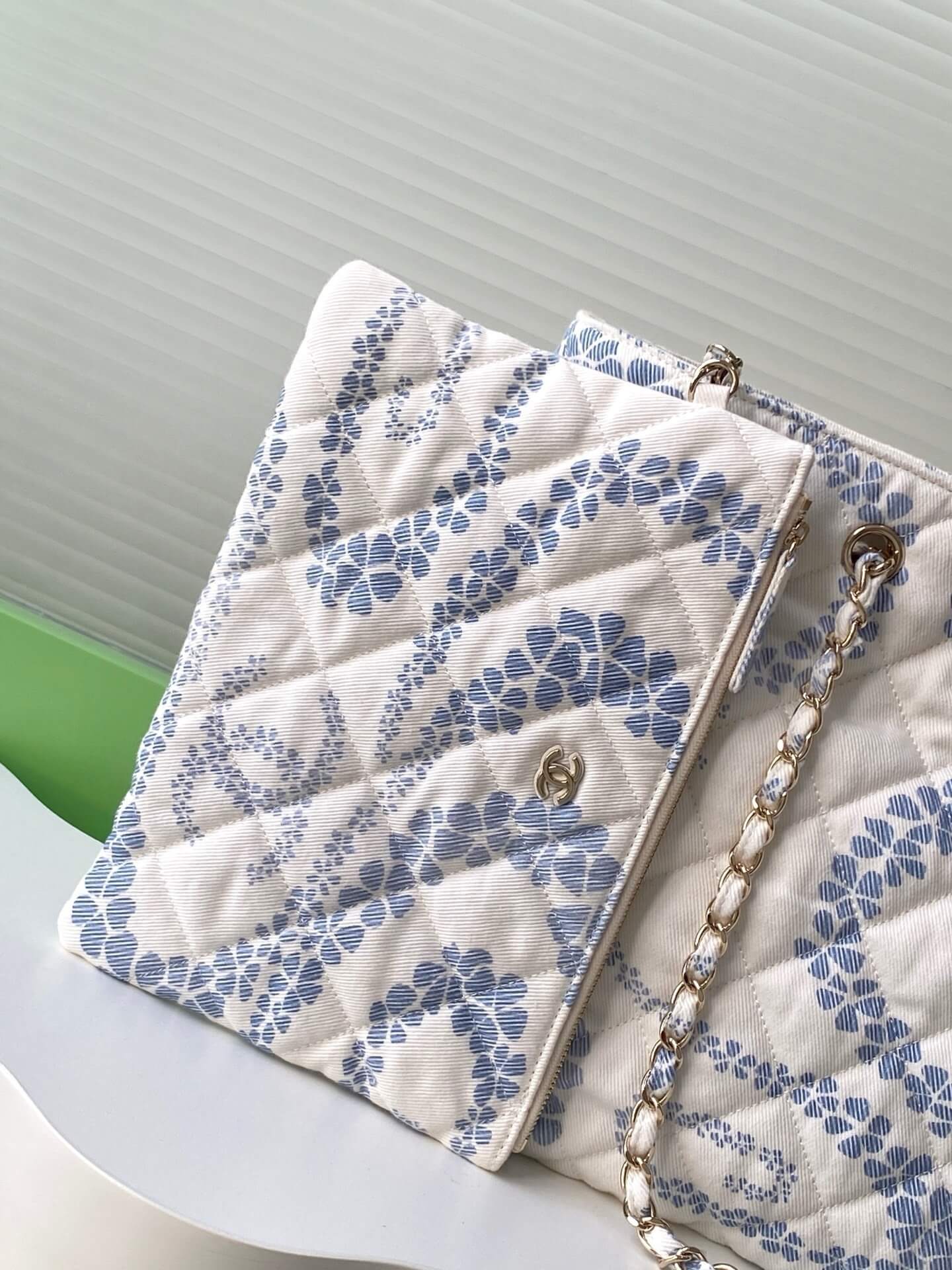 Chanel Coco Beach Tote Shoulder Bag Terry Cloth - Image 7