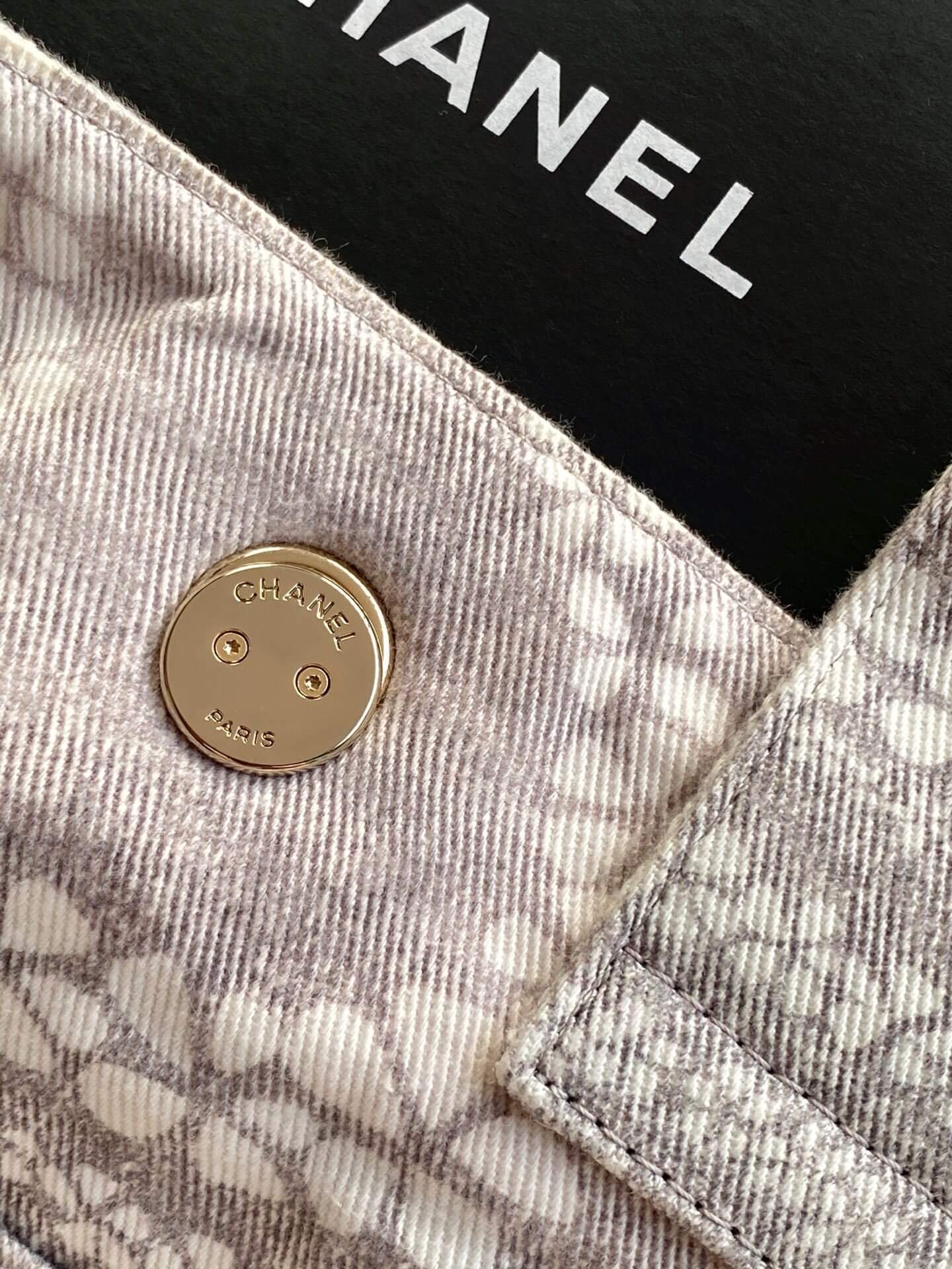 Chanel Coco Beach Tote Shoulder Bag Terry Cloth - Image 13