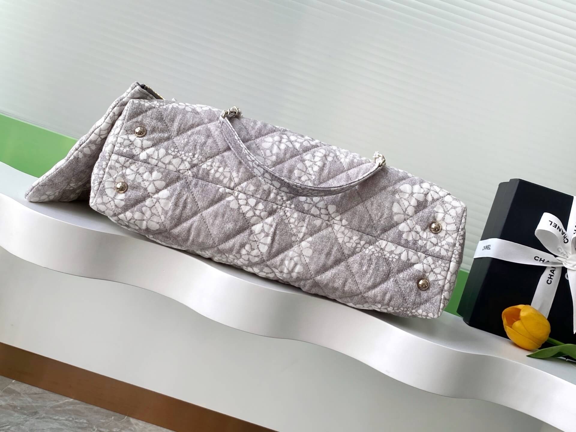 Chanel Coco Beach Tote Shoulder Bag Terry Cloth - Image 18