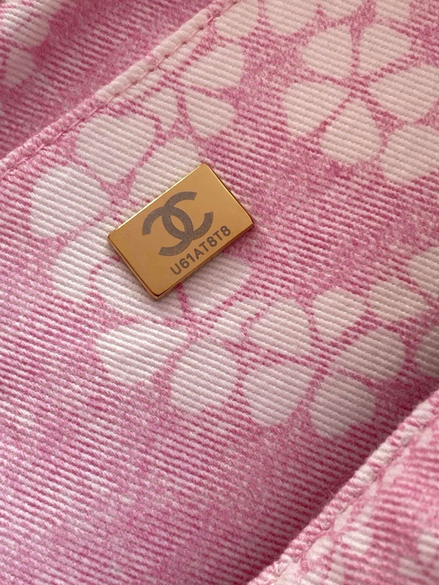 Chanel Coco Beach Tote Shoulder Bag Terry Cloth - Image 22