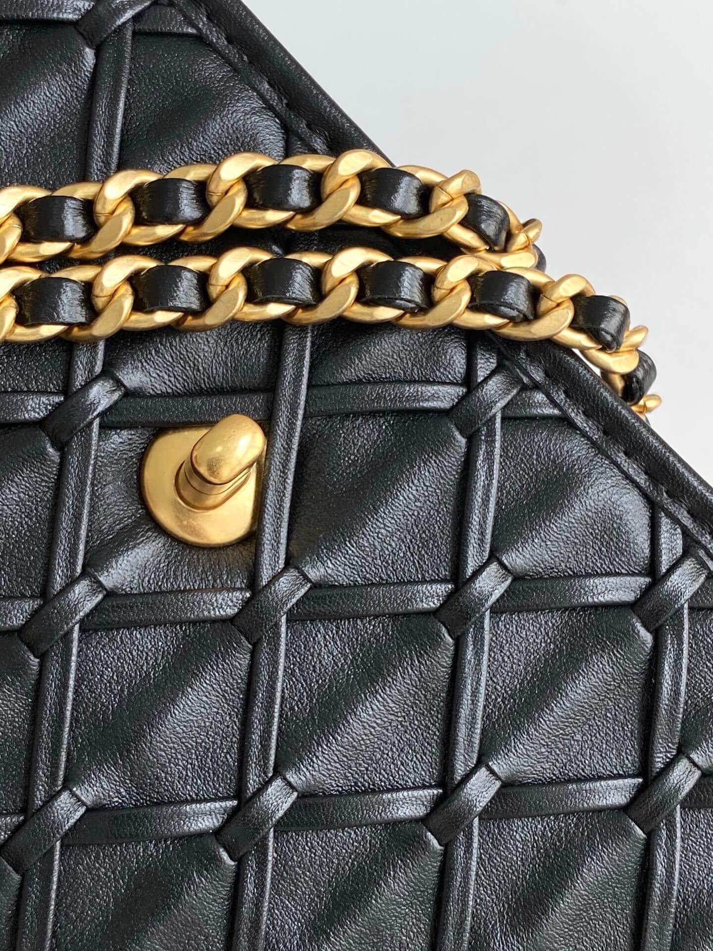 Chanel Flap Chain strap Calfskin Leather Shoulder Bag - Image 14