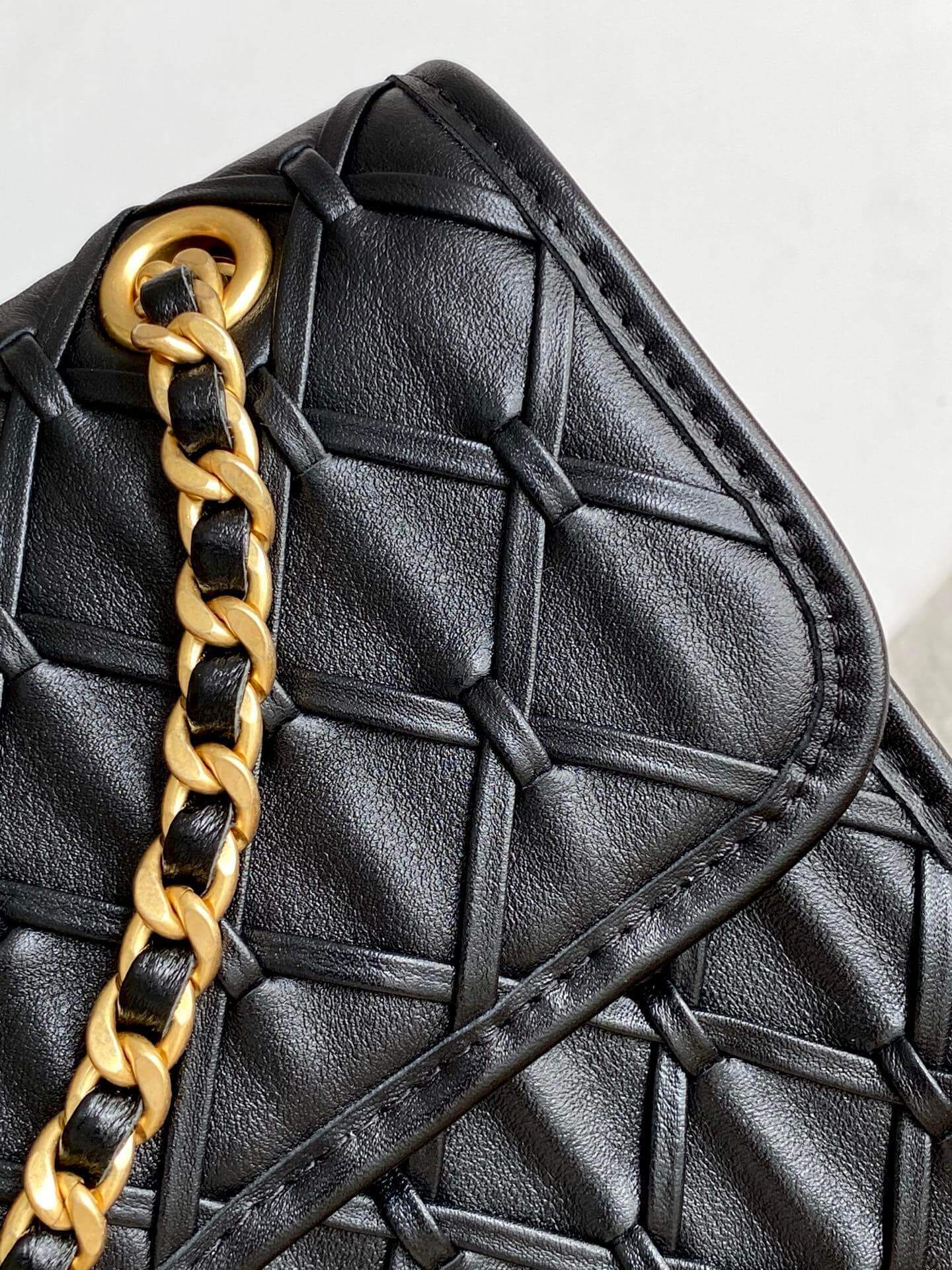 Chanel Flap Chain strap Calfskin Leather Shoulder Bag - Image 16