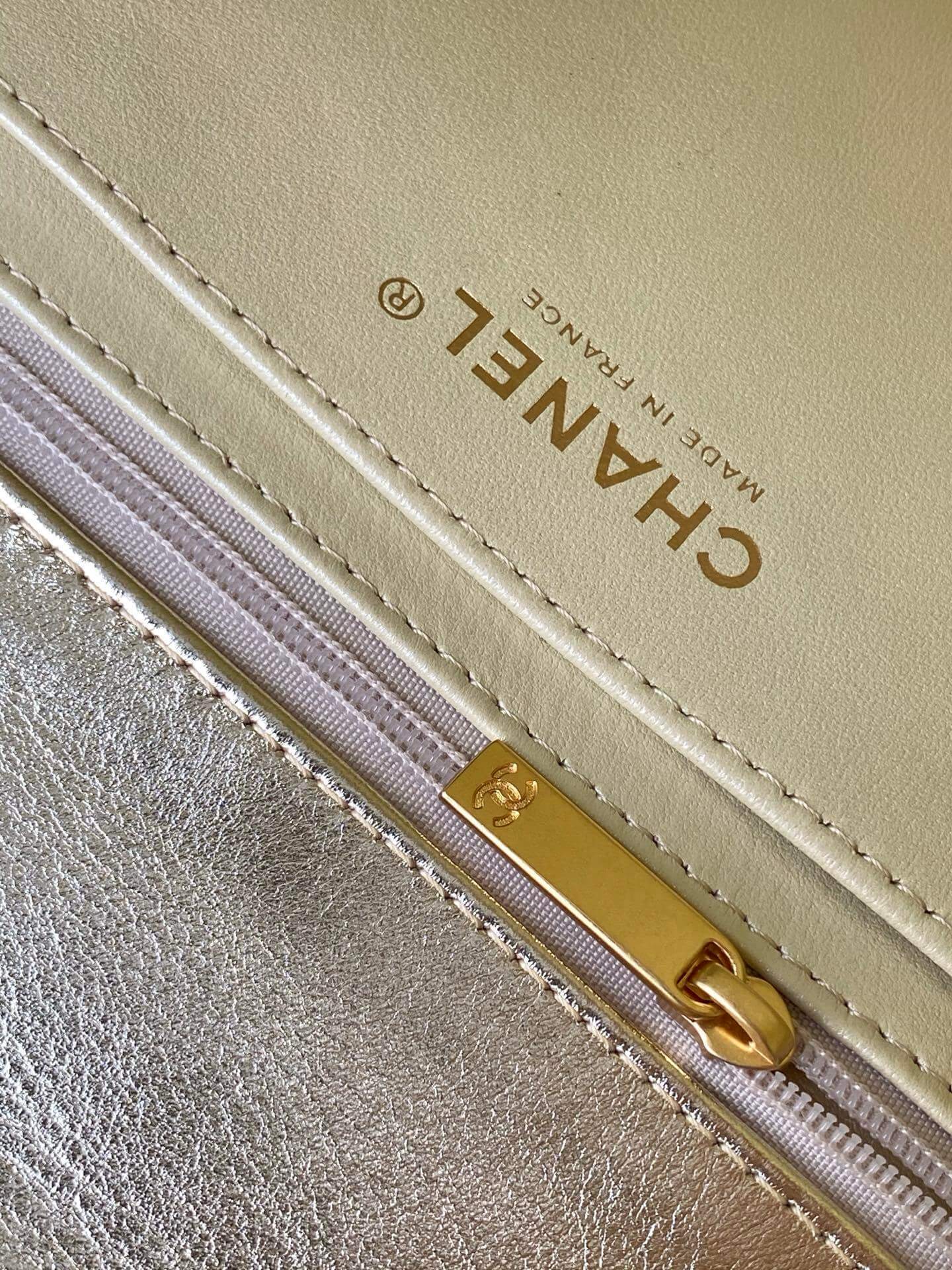 Chanel Flap Chain strap Calfskin Leather Shoulder Bag - Image 50