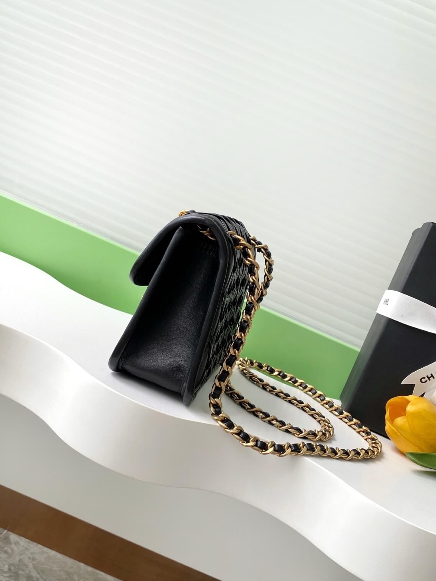 Chanel Flap Chain strap Calfskin Leather Shoulder Bag - Image 8