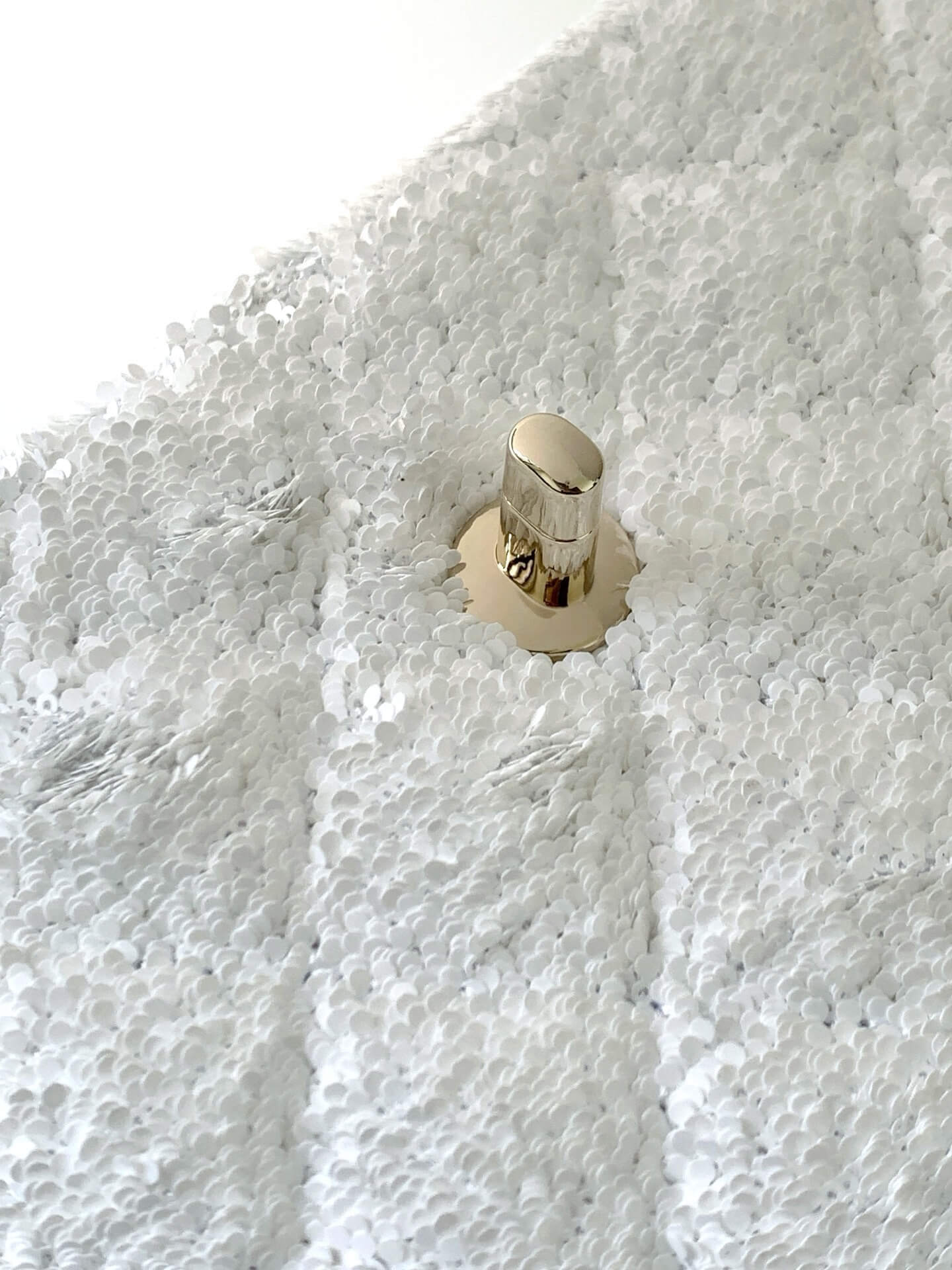 Chanel Flap Quilted Sequins & Gold-Tone Metal Shoulder Crossbody Bag - Image 8