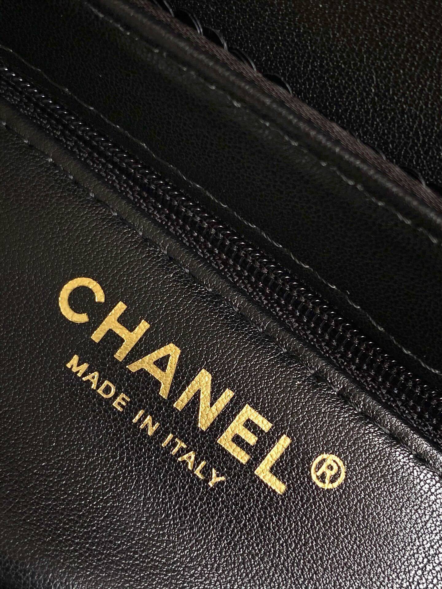 Chanel Kelly Mini Flap Top Handle With Chain uilted and shimmering sequins Shoulder Crossbody Handbag - Image 13