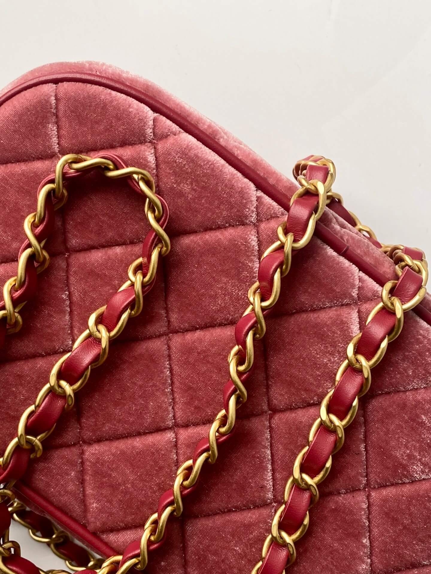 Chanel Mini Bowling quilted Velvet Calfskin Leather Shoulder Crossbody Handbag - Image 15