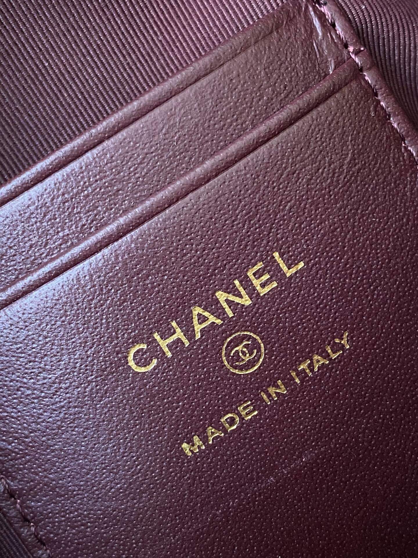 Chanel Mini Top Handle Clutch with Chain Suede Calfskin & Shiny Lambskin / Caviar Leather Shoulder Crossbody Handbag - Image 32