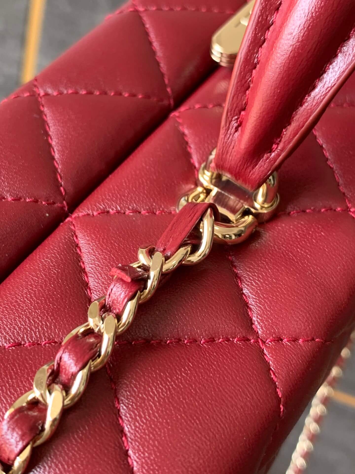 Chanel Mini - Small Flap Bag with a Top Handle Quilted Lambskin Leather Shoulder Crossbody Handbag - Image 52