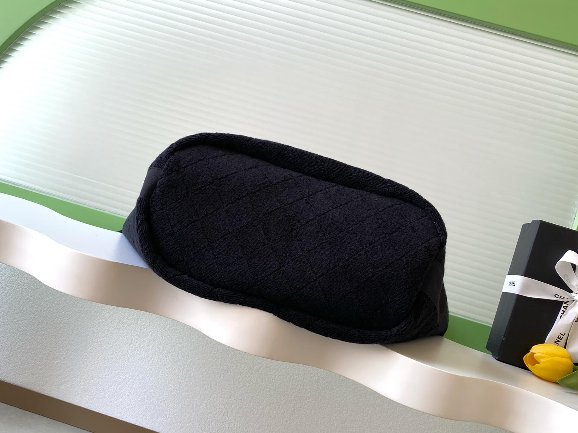 Chanel terry-cloth Coco Beach Tote Shopping Shoulder Bag - Image 18