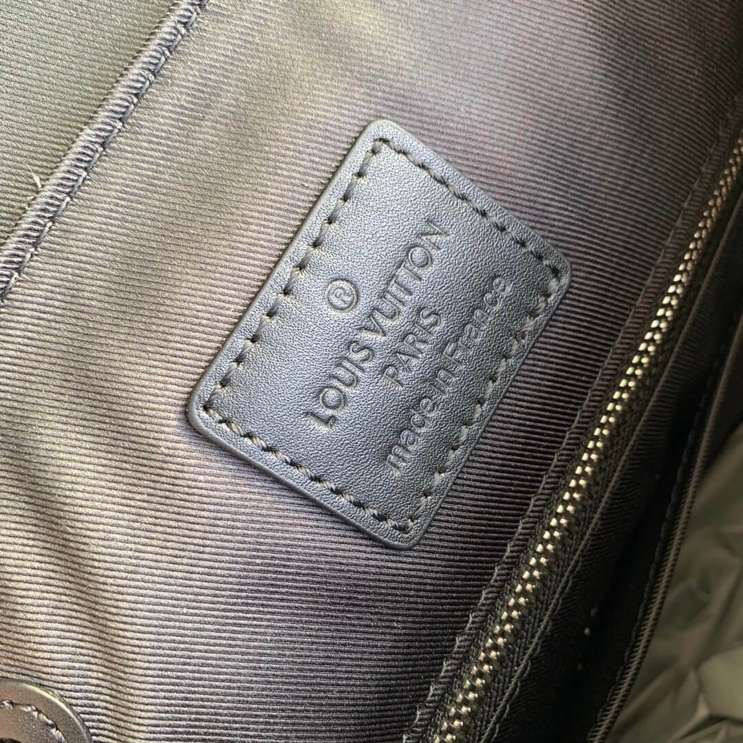 Louis Vuitton LV Monogram Eclipse Reverse canvas Christopher PM Backpack Bag M46331 Black/Grey - Image 4